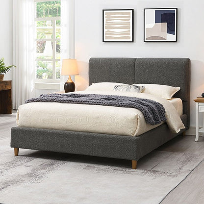 Stavern Bed - Contemporary Gray