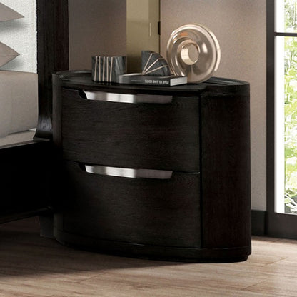 Osterley Nightstand - Modern Contemporary Black