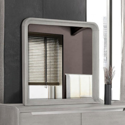 Osterley Modern Contemporary Light Gray Mirror