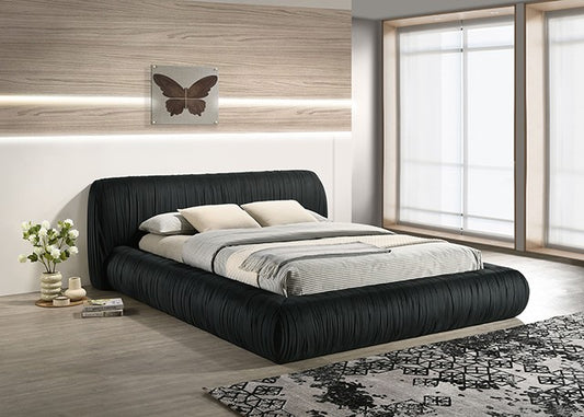 Palmdale Contemporary Black Platform Style Bed - Modern Design for a Sleek and Stylish Sleep Space