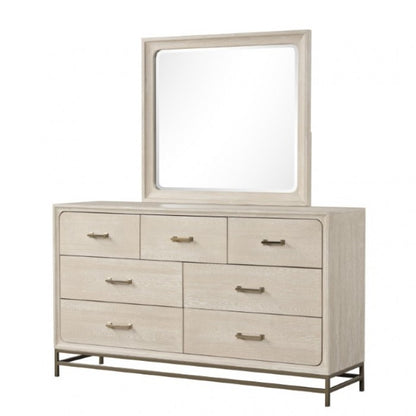 Sandnes Light Oak Wood Mirror