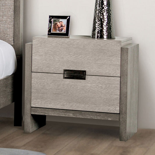 Gristalt Stone Gray Night Stand with Dustproof Case Detail