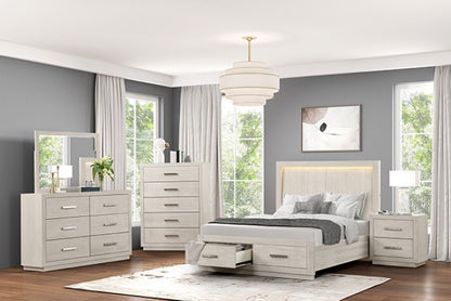 Wellingborough Bed - Transitional Light Gray