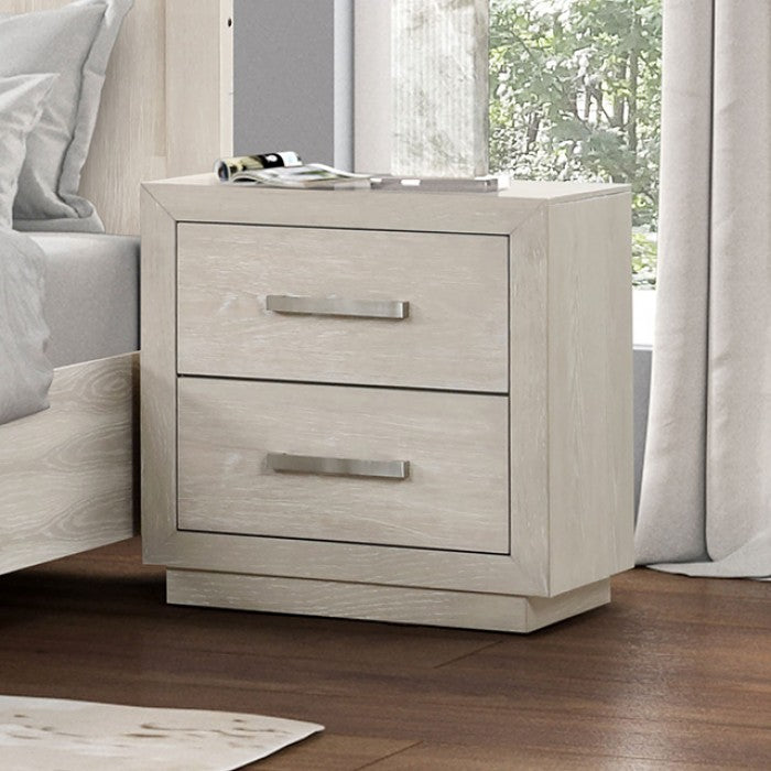 Wellingborough Nightstand - Transitional Light Gray