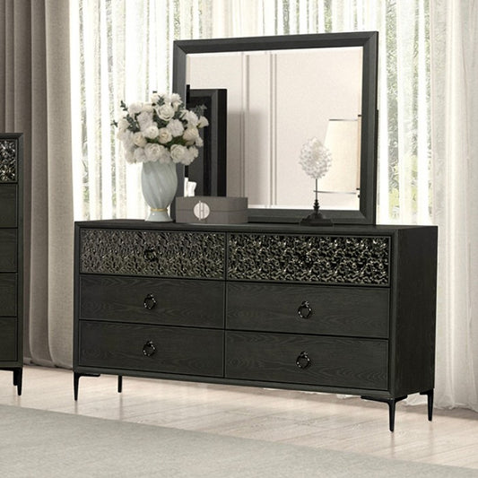 Bashford Dresser - Modern Contemporary Espresso Dresser - Elegant & Functional Bedroom Storage with a Rich Espresso Finish