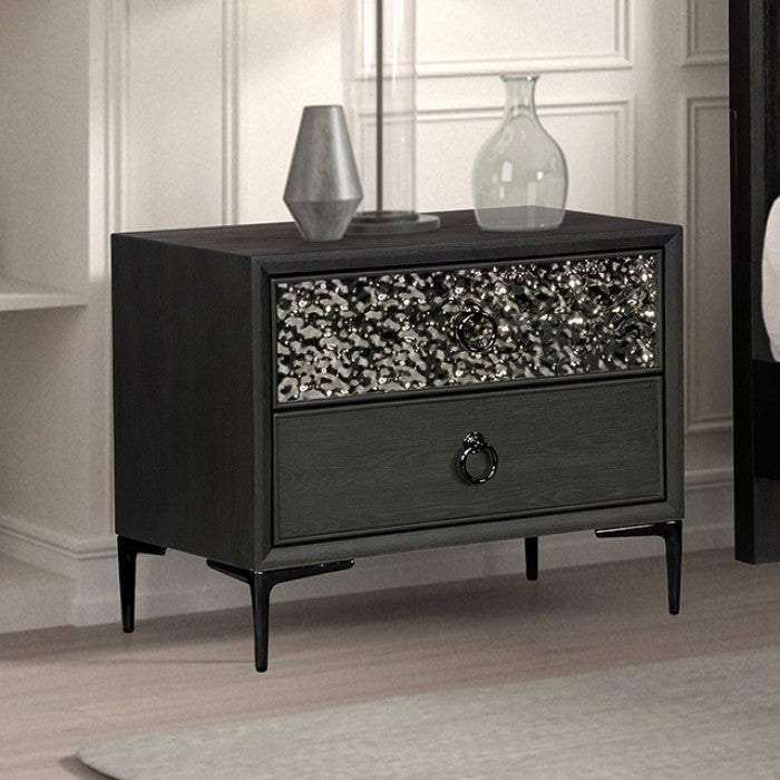 Bashford Nightstand - Modern Contemporary Espresso Nightstand