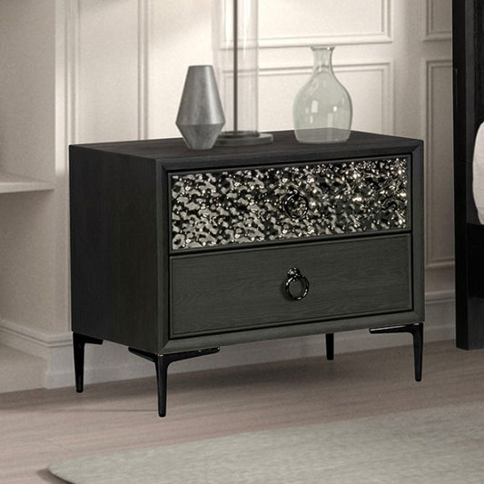 Bashford Nightstand - Modern Contemporary Espresso Nightstand - Sleek & Functional Nightstand with a Rich Espresso Finish