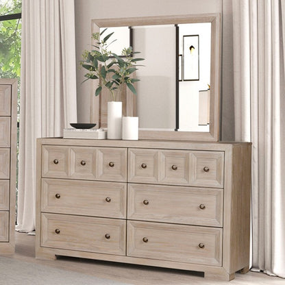 Hatton Cross Modern Classic Tawny Dresser with USB Ports, Felt-Lined Drawers, and Cedarwood Lining