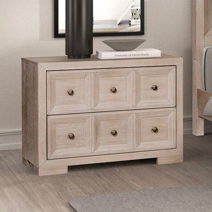 Hatton Cross Oversized Modern Classic Tawny Nightstand with USB Ports, Felt-Lined Drawers, and Cedarwood Lining