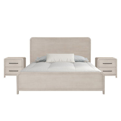 Belize Modern Solid Rubberwood Bed