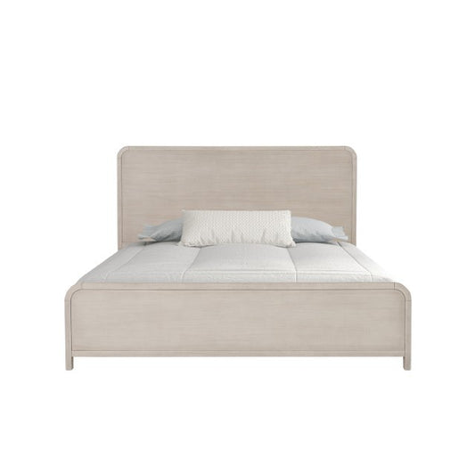 Belize Modern Gray Fog Wood Bed