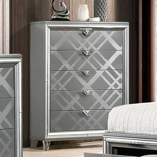Emmeline Contemporary Silver Chest