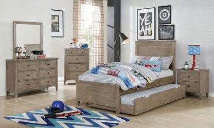 Vevey Solid Wood Transitional Bed