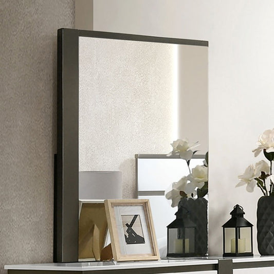 Birsfelden Contemporary Solid Wood High Gloss Mirror