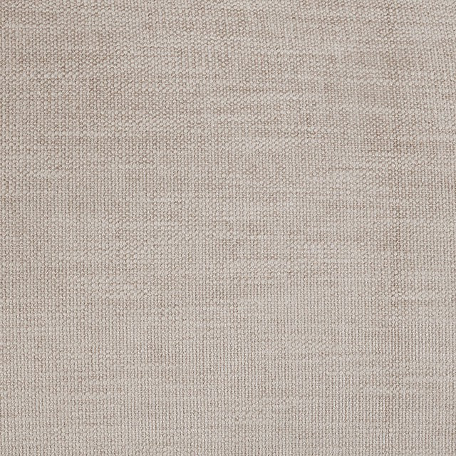 Tawana Linen Fabric Solid Wood Warm Gray Beige Bed