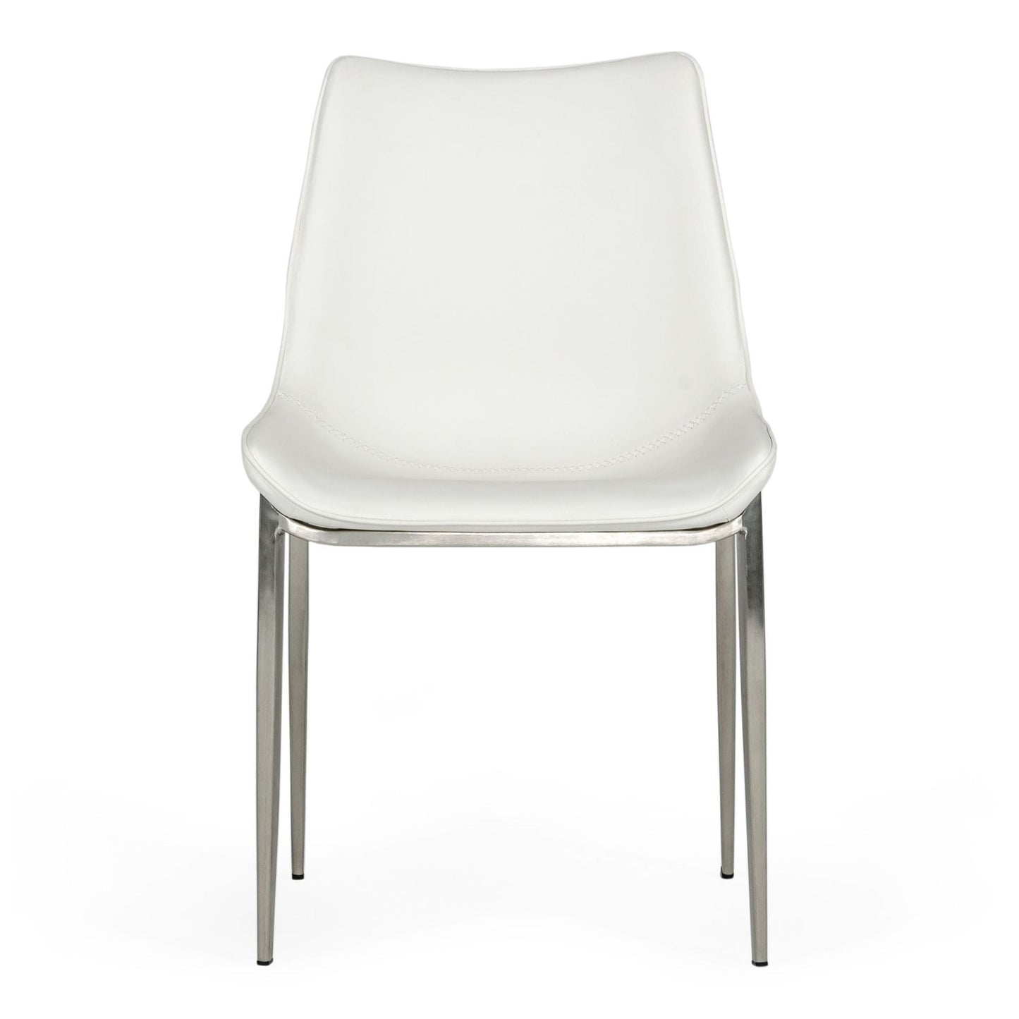 Frasier  White Eco-Leather Dining Chair - Set of 2