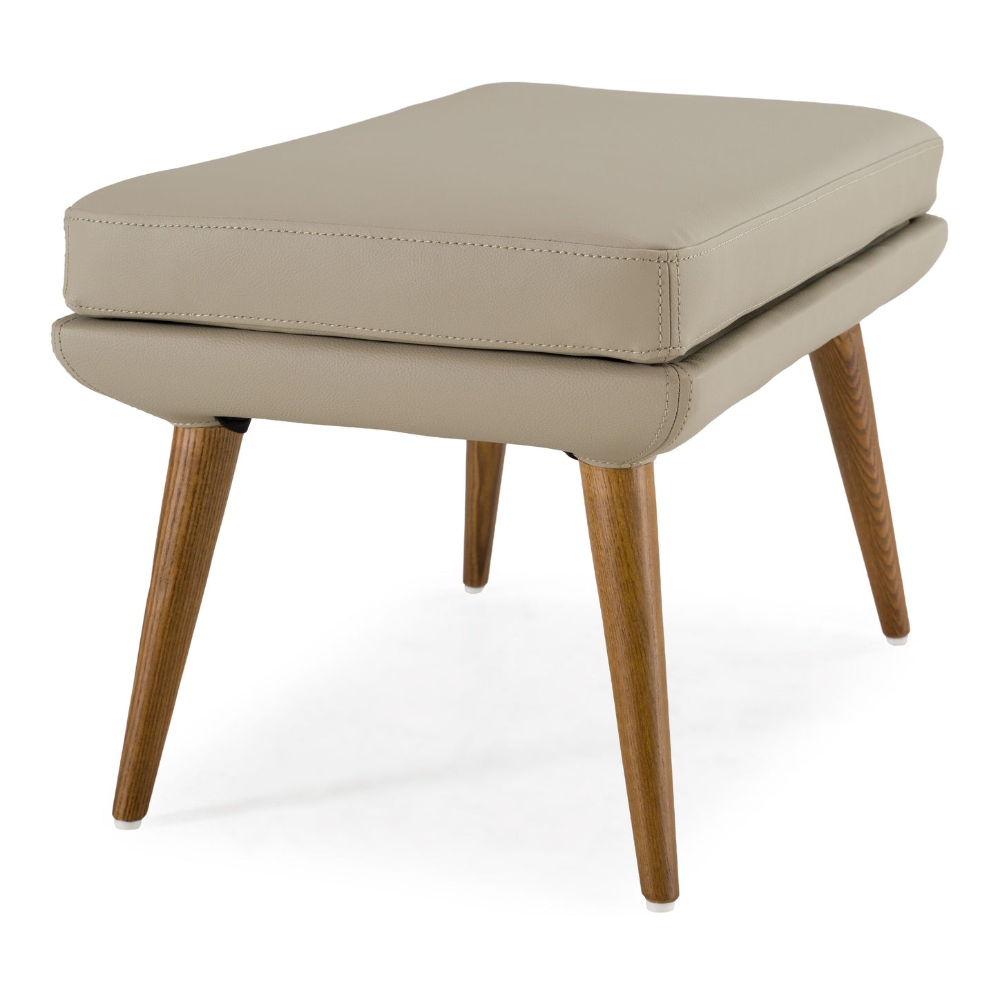 Fulton Beige Lounge Chair and Ottoman Set