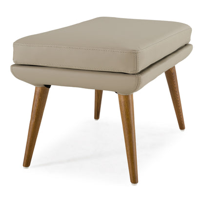 Fulton Beige Lounge Chair and Ottoman Set