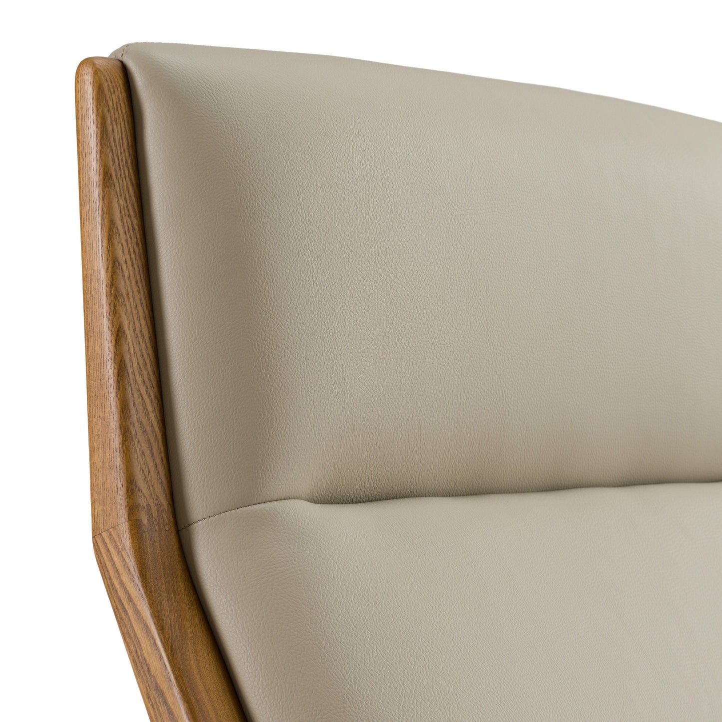 Fulton Beige Lounge Chair and Ottoman Set