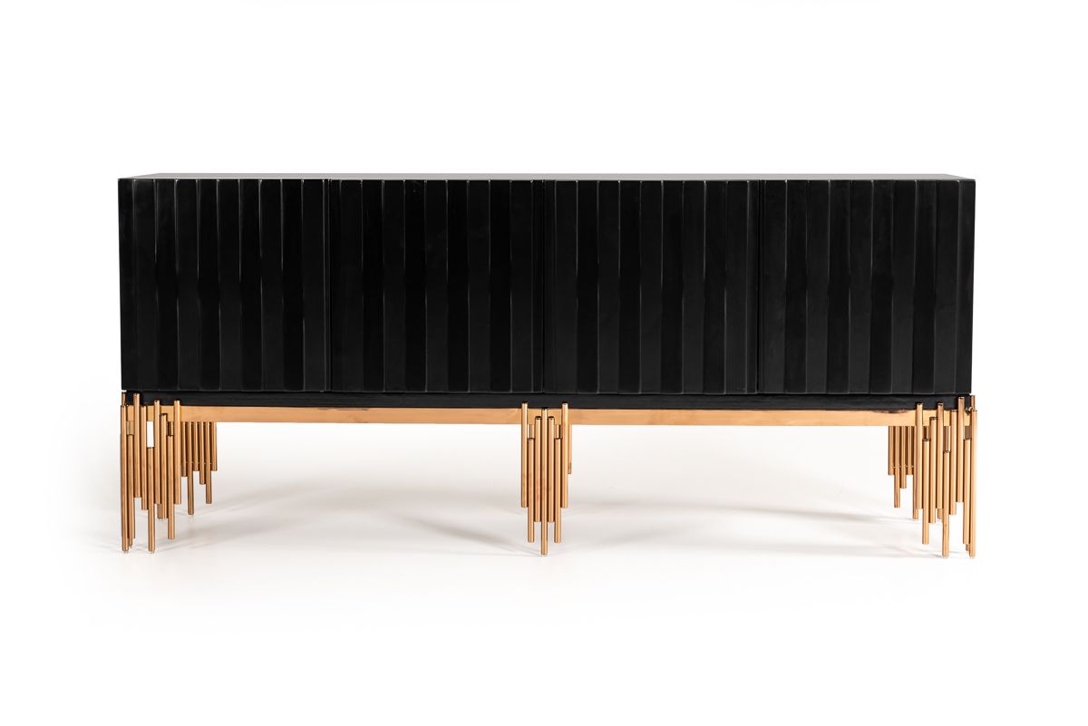 Token Black and Rose Gold Buffet