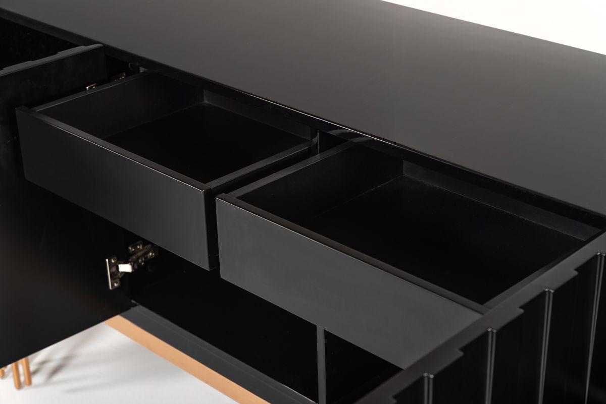 Token Black and Rose Gold Buffet