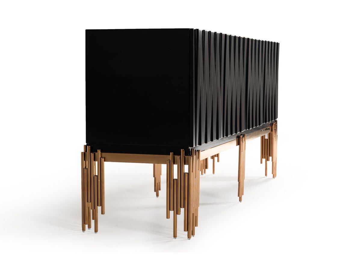 Token Black and Rose Gold Buffet