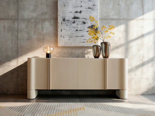 Walbrook Modern White Oak Buffet