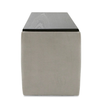 Divani Casa Garman - Modern Light Grey Console