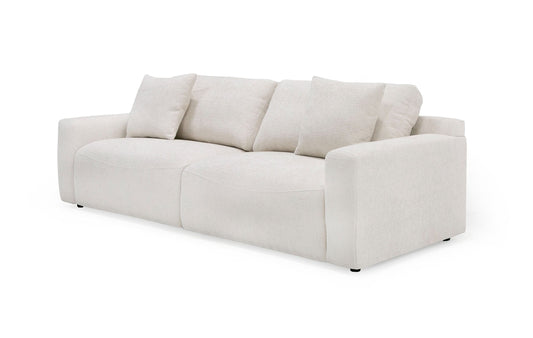 Divani Casa Gloria - Modern White Fabric Sofa