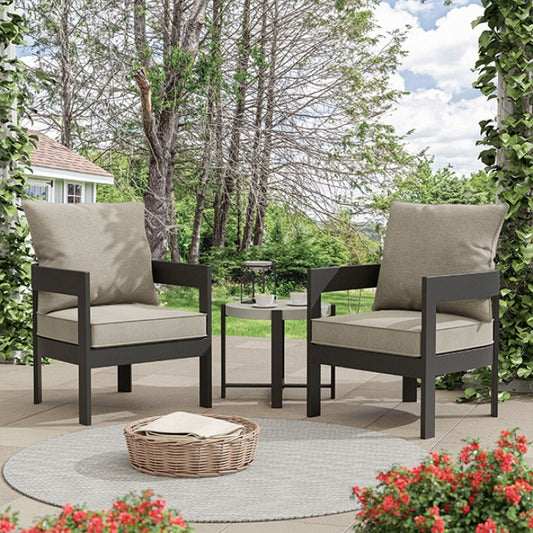 Lotus 3 PC Contemporary Patio Set