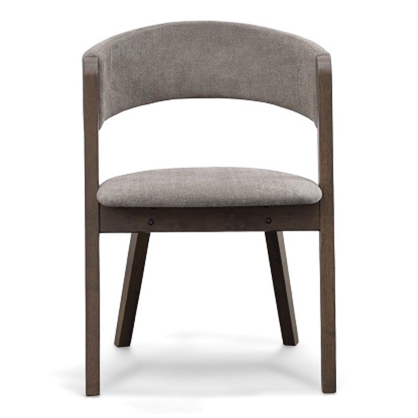 Grover Grey and Dark Wenge Dining Chair Set of 2