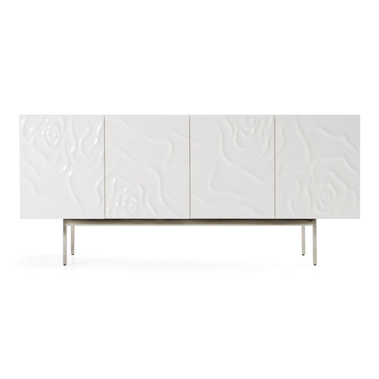 Gwen White High Gloss Buffet