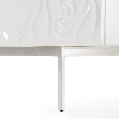 Gwen White High Gloss Buffet