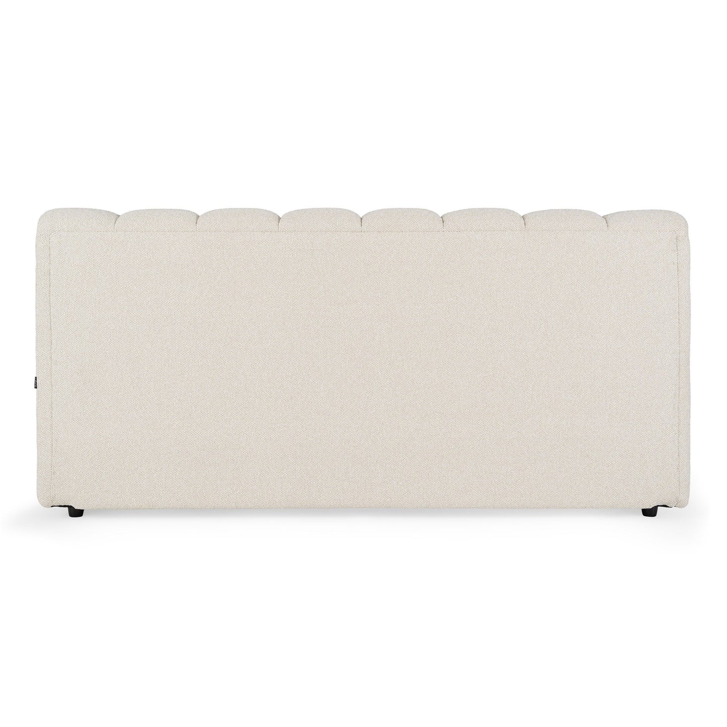 Modrest Harris Modern Fabric Bed – Off-White Upholstery - Stylish Contemporary Bedroom Furniture