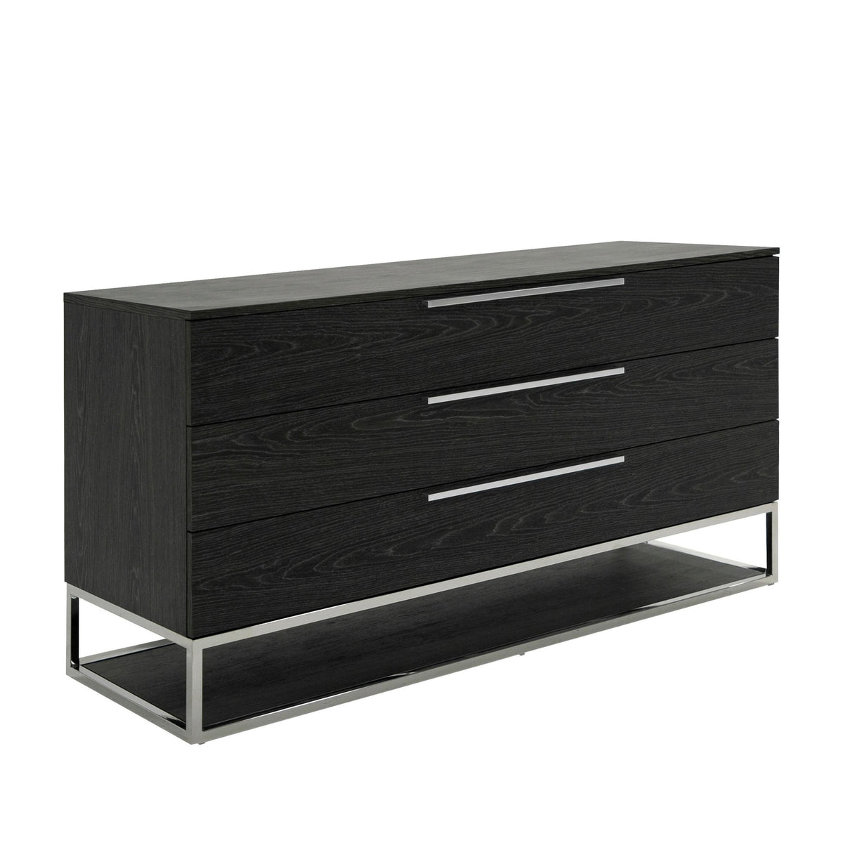 Heloise 4‑Piece Bedroom Set Contemporary White Vegan Leather Grey Elm Eastern King