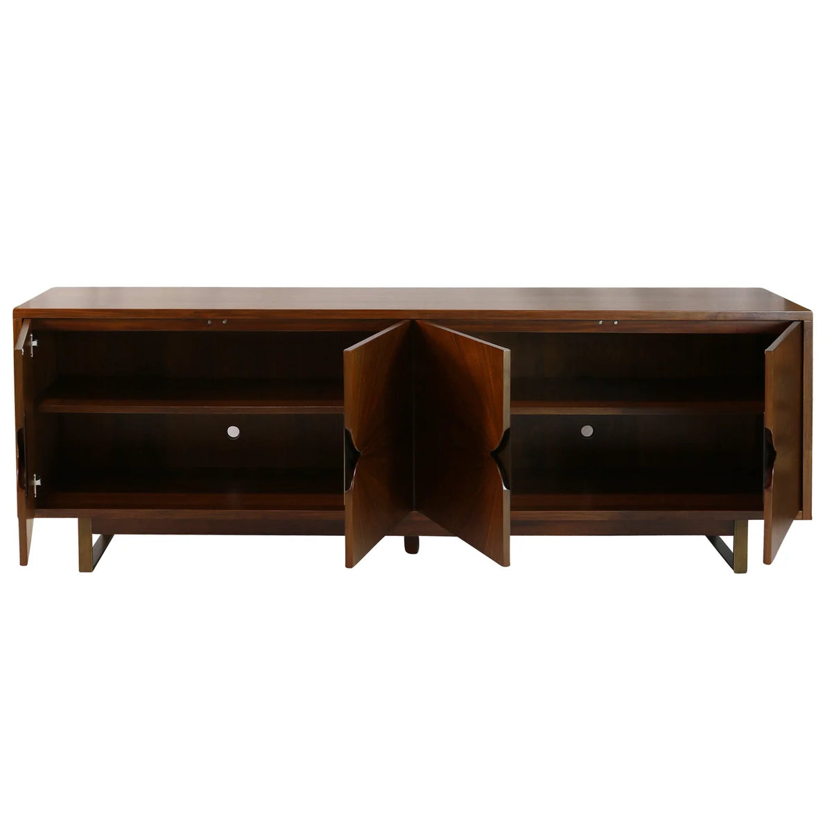 Constellation Sideboard Caramel Walnut Veneer Mahogany 4 Door