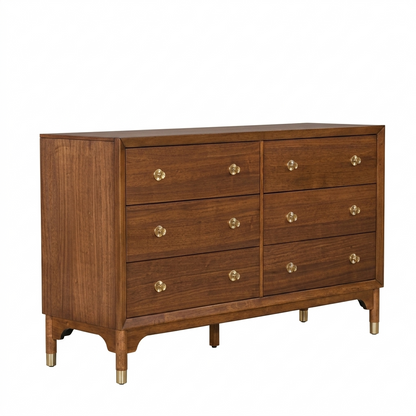 Hepburne Walnut Dresser with English Dovetail Detail
