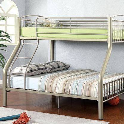 Lovita Metallic Gold Bunk Bed