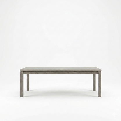 Gristalt Gray Stone Dining Table with Two‑Tone Finish