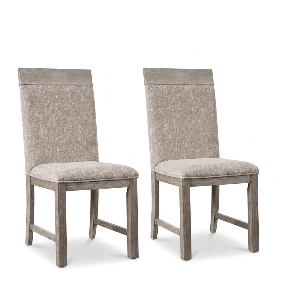 Gristalt Gray Stone Dining Chair - Set of 2