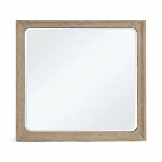 Sandnes Light Oak Wood Mirror