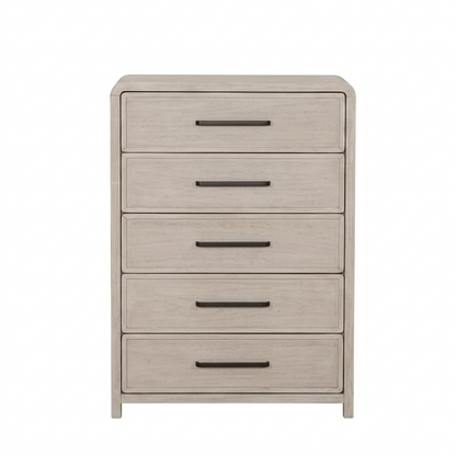 Belize Modern Gray Fog Wood Chest