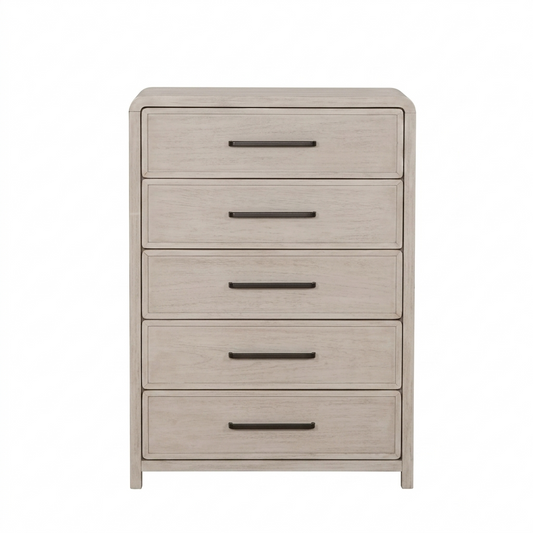 Belize Modern Gray Fog Wood Chest