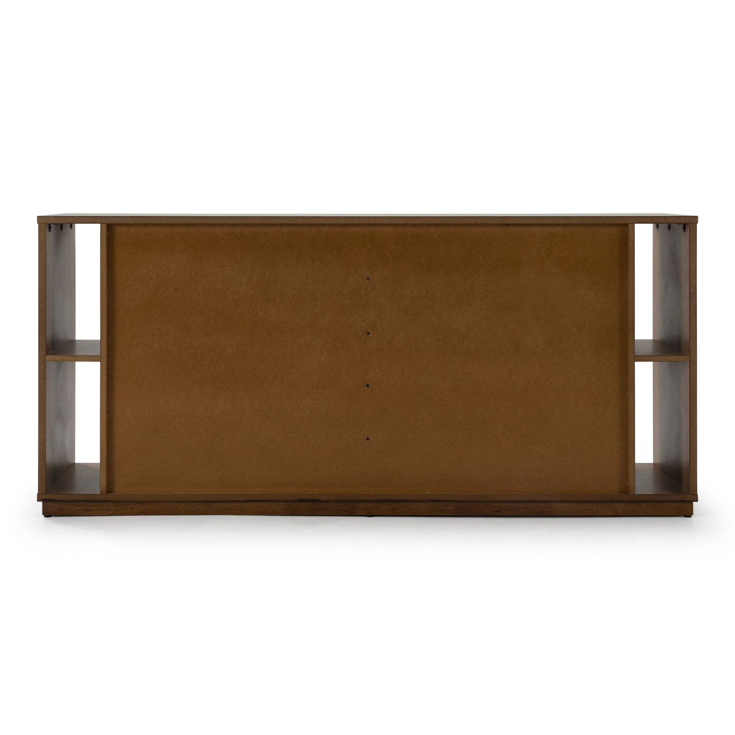 Jagger Walnut 6-Drawer Dresser with Built-in Bookshelves