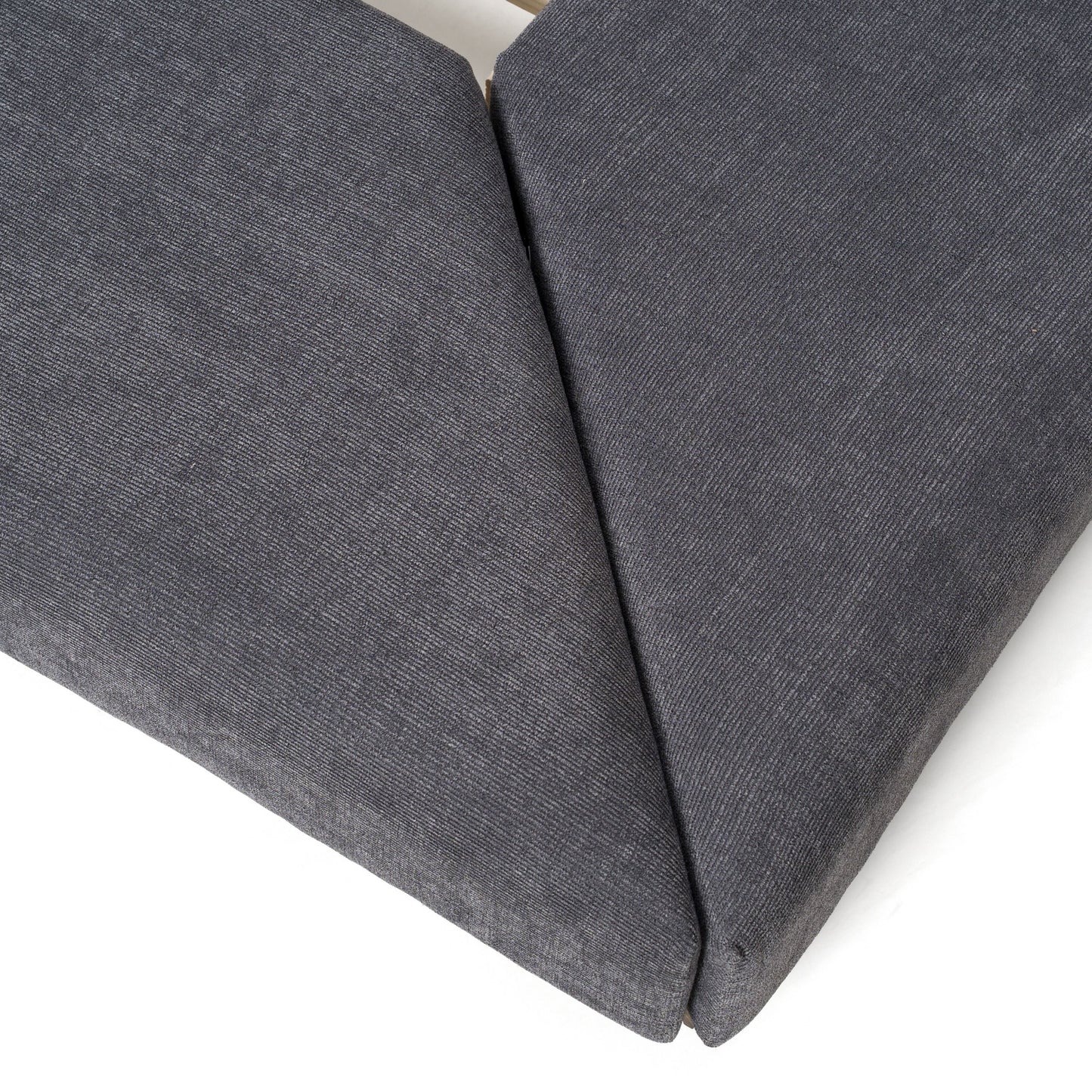 Jagger Dark Grey and Walnut Platform Bed