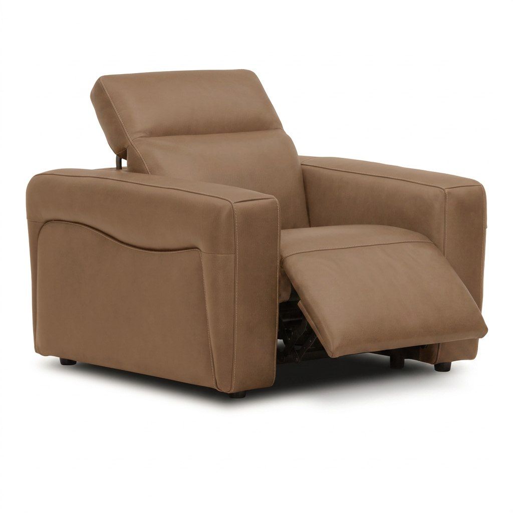 Nouveau Jessop Leather Recliner Chair Electric
