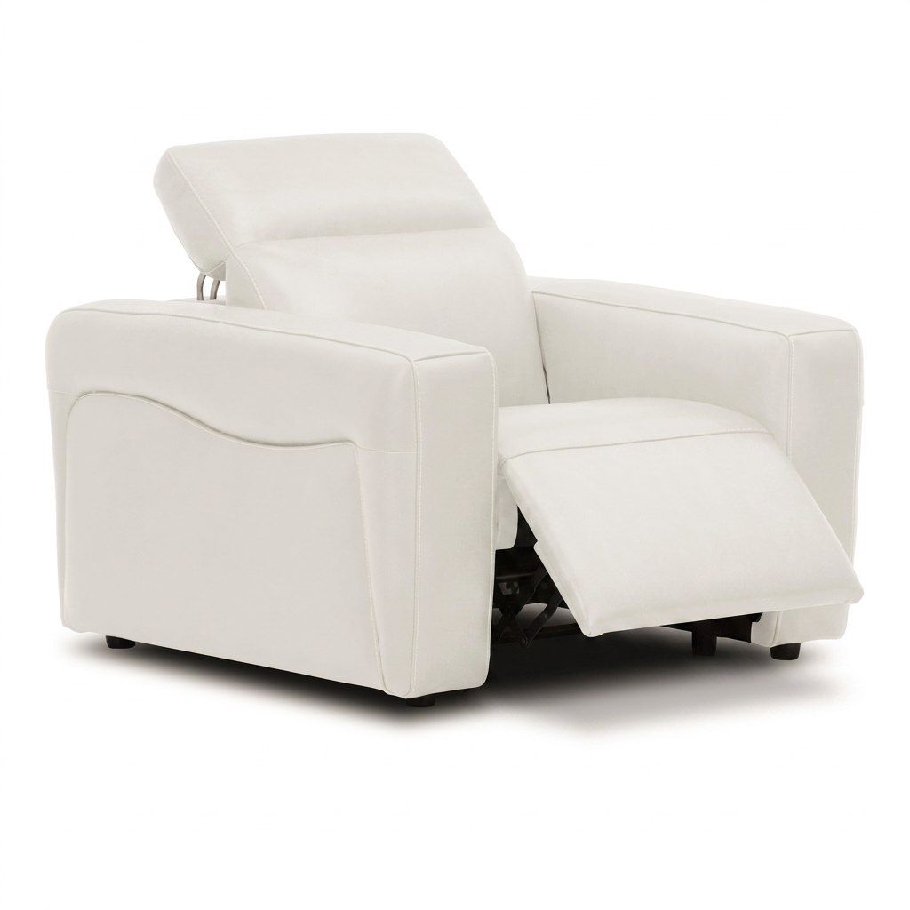 Nouveau Jessop Leather Recliner Chair Electric