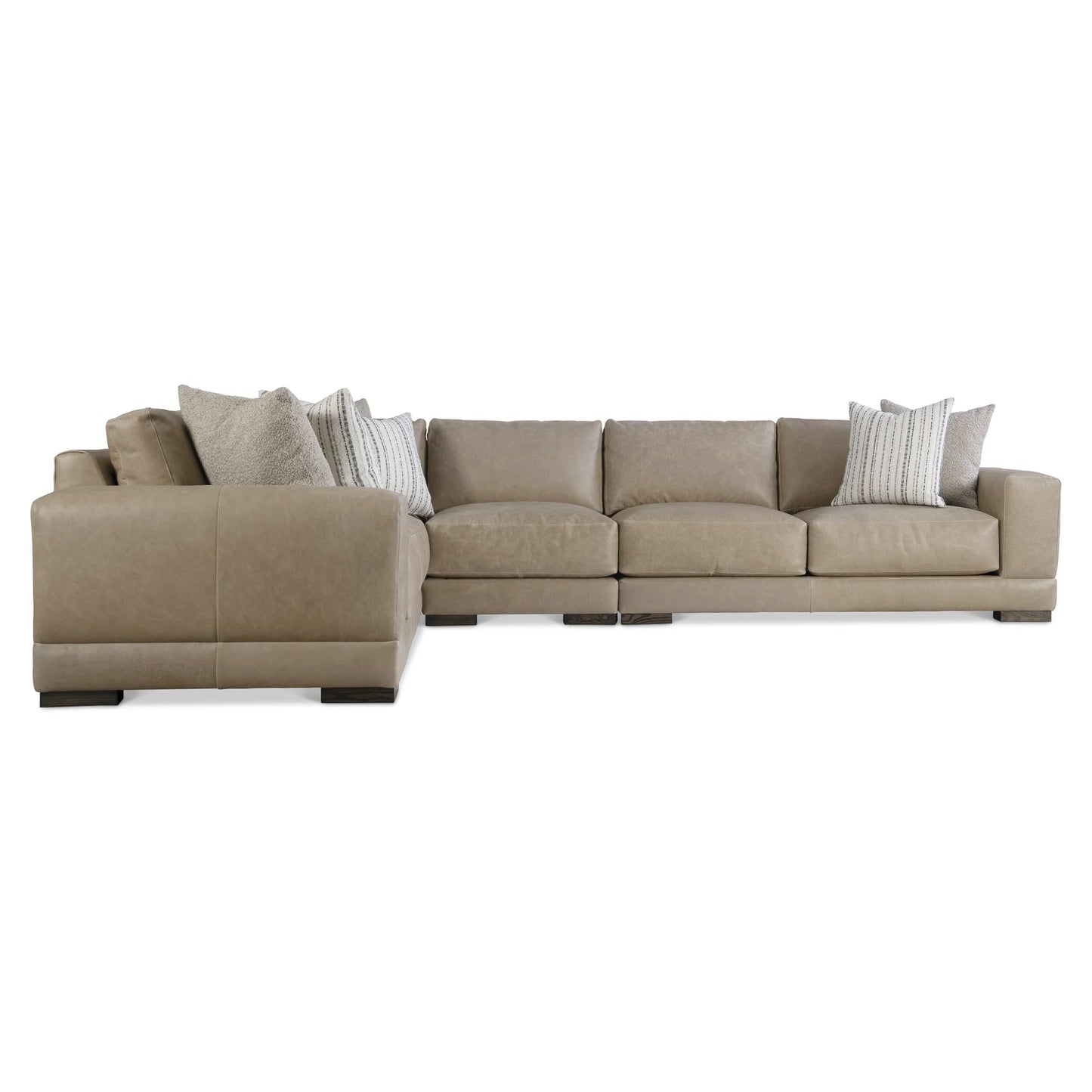 Lars Leather Sectional Sofa – Sleek, Spacious & Comfortable Seating
