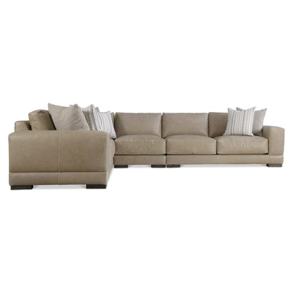 Lars Leather Sectional Sofa – Sleek, Spacious & Comfortable Seating
