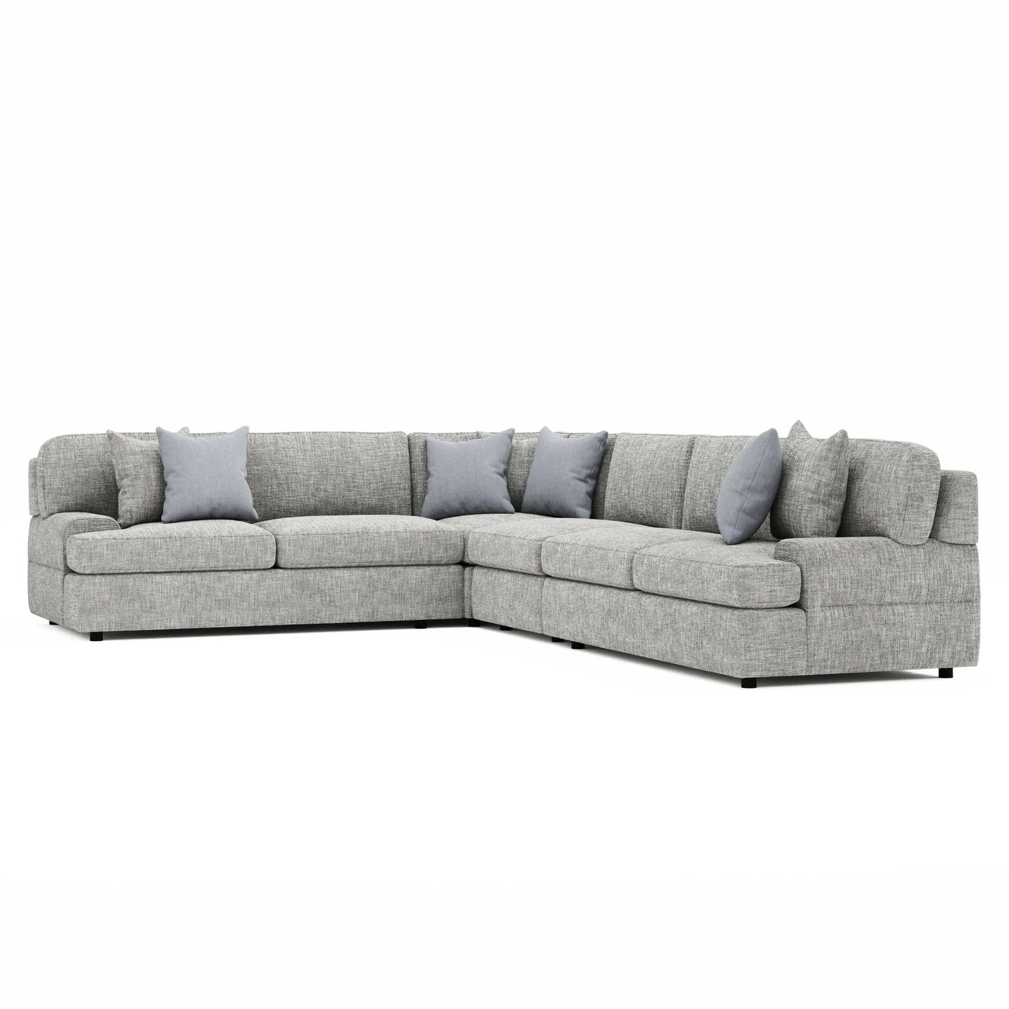 Serena Fabric Sectional – Modern Comfort with Timeless Style